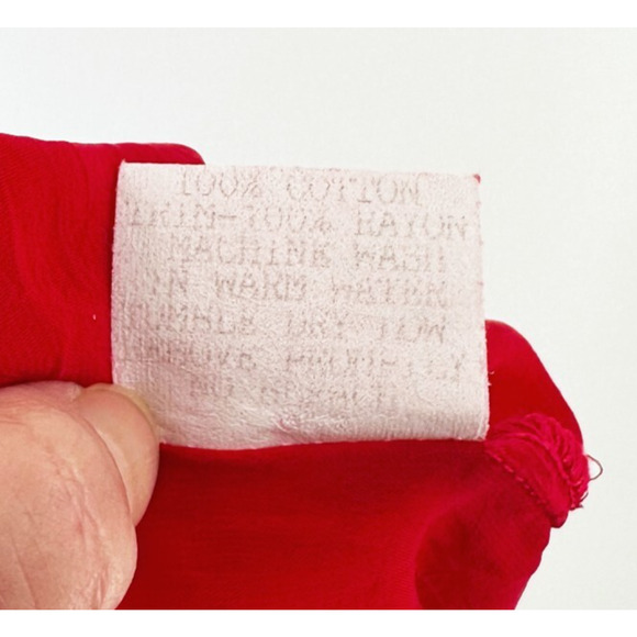 VTG 80s Johnny Was Maxi T-Shirt Dress Large Embroidered Southwest Kaftan Hippie - Picture 7 of 7